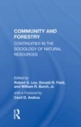 Image for Community and forestry  : continuities in the sociology of natural resources