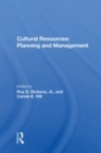 Image for Cultural resources  : planning and management