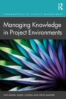 Image for Managing knowledge in project environments