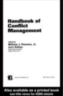Image for Handbook of conflict management