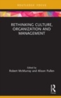 Image for Rethinking culture, organization and management