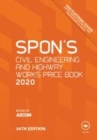 Image for Spon&#39;s civil engineering and highway works price book 2020