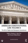 Image for American constitutional lawVolume II,: The bill of rights and subsequent amendments