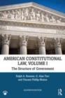 Image for American constitutional lawVolume 1,: The structure of government