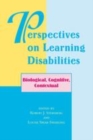 Image for Perspectives on learning disabilities: biological, cognitive, contextual
