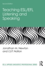 Image for Teaching ESL/EFL Listening and Speaking