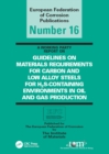 Image for Guidelines on Materials Requirements for Carbon and Low Alloy Steels: For H2S-Containing Environments in Oil and Gas Production