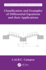 Image for Classification and examples of differential equations and their applications