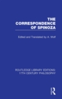 Image for The correspondence of Spinoza