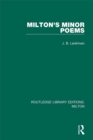 Image for Milton&#39;s minor poems