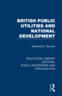 Image for British public utilities and national development