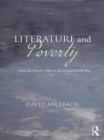 Image for Literature and poverty: from the Hebrew Bible to the Ssecond World War