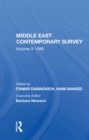 Image for Middle East Contemporary Survey, Volume X, 1986