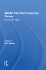 Image for Middle East Contemporary Survey. Volume XV 1991 : Volume XV,