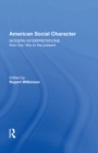 Image for American Social Character: Modern Interpretations