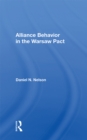 Image for Alliance Behavior in the Warsaw Pact