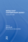 Image for Middle East Contemporary Survey. Volume XIV 1990