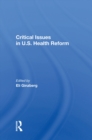 Image for Critical Issues in U.s. Health Reform