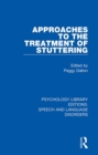 Image for Approaches to the treatment of stuttering
