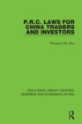 Image for P.R.C. laws for China traders and investors