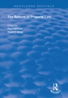 Image for The reform of property law