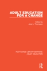 Image for Adult education for a change : 26