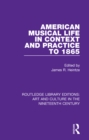 Image for American musical life in context and practice to 1865 : 5
