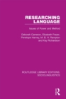 Image for Researching language: issues of power and method