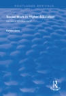 Image for Social work in higher education: demise or development?