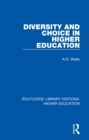 Image for Diversity and choice in higher education