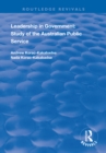 Image for Leadership in government: study of the Australian public service