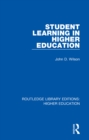 Image for Student learning in higher education
