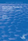 Image for Effective Policy, Planning and Implementation: Volume 2: Information Management in Social Services