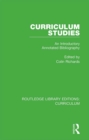 Image for Curriculum studies: an introductory annotated bibliography