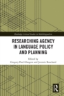 Image for Researching agency in language policy and planning