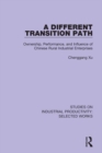 Image for A different transition path: ownership, performance, and influence of Chinese rural industrial enterprises : 8