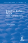 Image for Order from confusion sprung: studies in eighteenth-century literature from Swift to Cowper