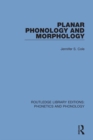 Image for Planar phonology and morphology : 3
