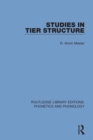 Image for Studies in tier structure