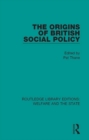 Image for The Origins of British Social Policy : 20