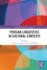 Image for Persian Linguistics in Cultural Contexts