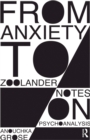 Image for From anxiety to Zoolander: notes on psychoanalysis