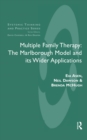 Image for Multiple family therapy: the Marlborough model and its wider applications