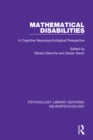 Image for Mathematical disabilities: a cognitive neuropsychological perspective
