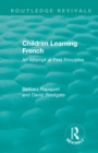 Image for Children learning French: an attempt at first principles