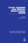 Image for Staff training and special educational needs : 56