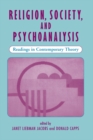 Image for Religion, society, and psychoanalysis: readings in contemporary theory