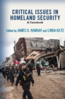 Image for Critical issues in homeland security: a casebook