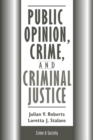 Image for Public opinion, crime, and criminal justice