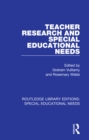 Image for Teacher research and special education needs